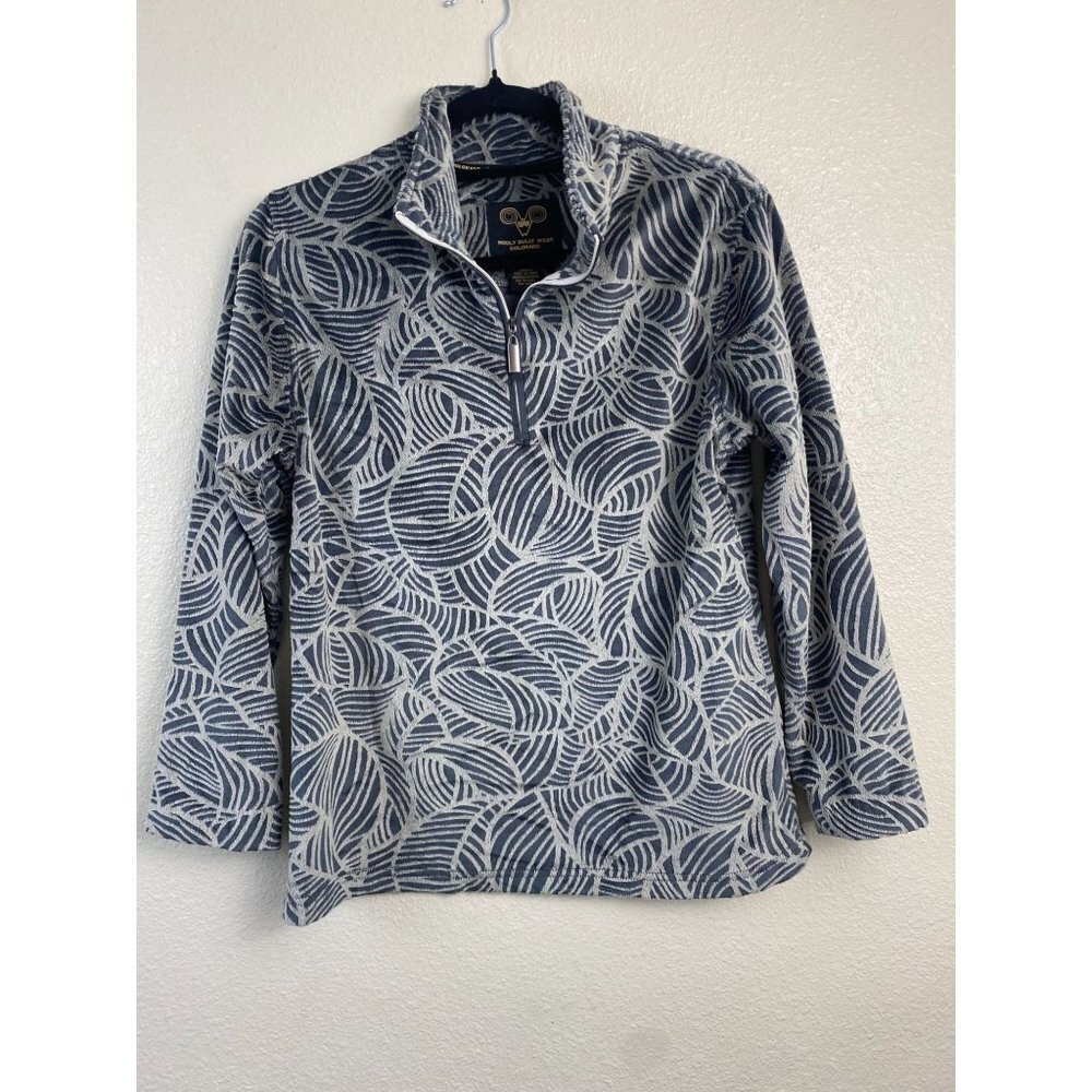Wooly‎ Bully Wear Colorado Women Sweaters size Medium Gray Cozy Soft